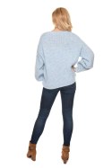 Sweter Kardigan Model 30077 Błękit - PeeKaBoo PeeKaBoo Sweter Kardigan Model 30077 Błękit - PeeKaBoo PeeKaBoo