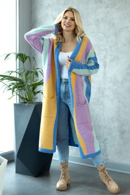 Sweter Kardigan Model 30087 Blue/Lila - PeeKaBoo PeeKaBoo