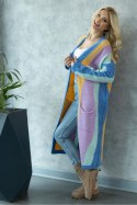 Sweter Kardigan Model 30087 Blue/Lila - PeeKaBoo PeeKaBoo Sweter Kardigan Model 30087 Blue/Lila - PeeKaBoo PeeKaBoo