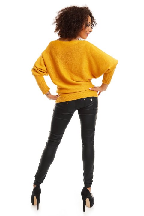 Sweter model 70003 Mustard - PeeKaBoo PeeKaBoo Sweter model 70003 Mustard - PeeKaBoo PeeKaBoo