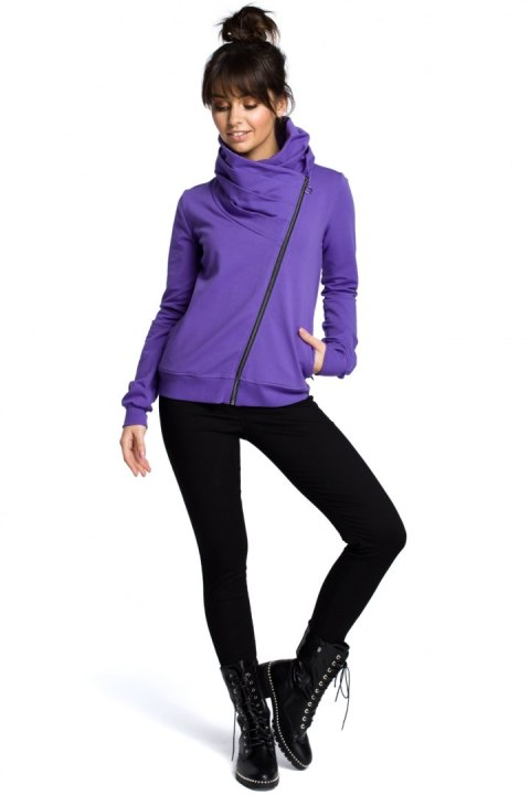 Bluza Damska Model B071 Violet - BeWear BeWear Bluza Damska Model B071 Violet - BeWear BeWear