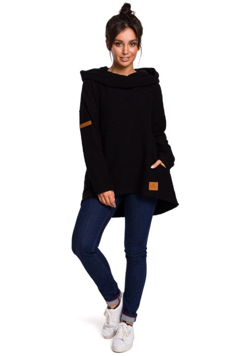 Bluza Damska Model B131 Black - BeWear BeWear Bluza Damska Model B131 Black - BeWear BeWear