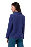 Bluza Damska Model B268 Indygo - BeWear BeWear Bluza Damska Model B268 Indygo - BeWear BeWear