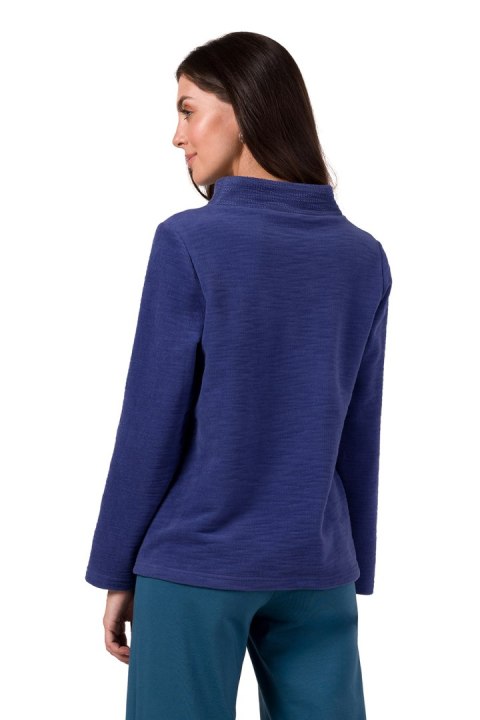 Bluza Damska Model B268 Indygo - BeWear BeWear Bluza Damska Model B268 Indygo - BeWear BeWear