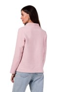 Bluza Damska Model B268 Powder Pink - BeWear BeWear Bluza Damska Model B268 Powder Pink - BeWear BeWear