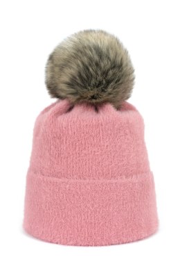 Czapka Model Soft Fluff Pink - Art of polo Art of polo