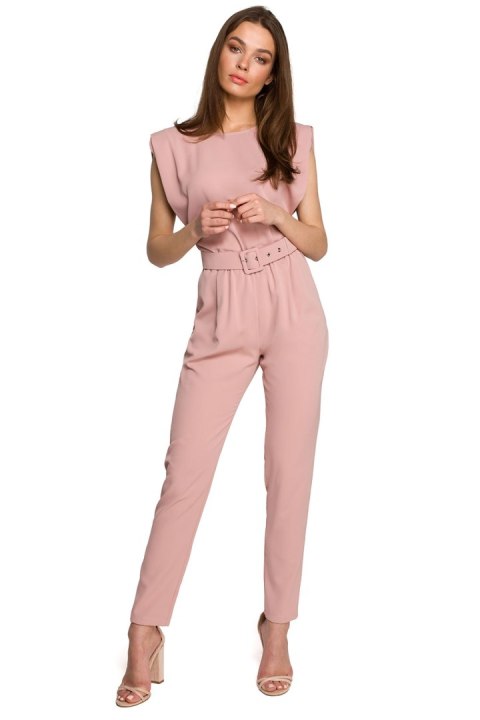 Kombinezon Model S259 Powder Pink - Stylove Stylove Kombinezon Model S259 Powder Pink - Stylove Stylove