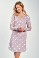 Koszulka nocna Koszula Nocna Model Libby 3215 Mocca - Taro Taro Koszulka nocna Koszula Nocna Model Libby 3215 Mocca - Taro Taro
