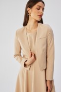 Marynarka Model S368 Beige - Stylove Stylove Marynarka Model S368 Beige - Stylove Stylove
