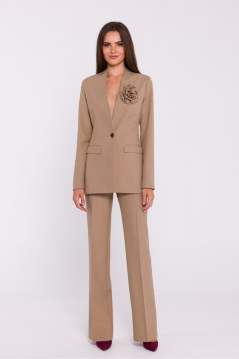 Marynarka Model S370 Beige - Stylove Stylove Marynarka Model S370 Beige - Stylove Stylove