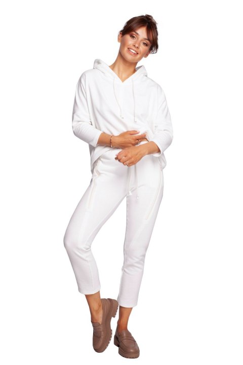 Spodnie Dresowe Model B240 Ecru - BeWear BeWear Spodnie Dresowe Model B240 Ecru - BeWear BeWear