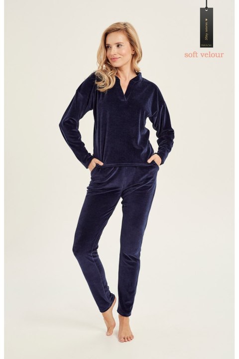 Spodnie Komplet Model Lauren 3027 Navy - Taro Taro Spodnie Komplet Model Lauren 3027 Navy - Taro Taro