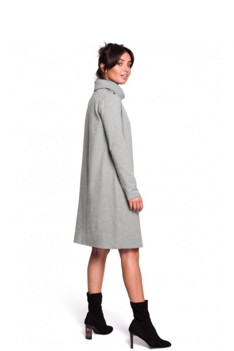 Sukienka Model B132 Grey - BeWear BeWear Sukienka Model B132 Grey - BeWear BeWear