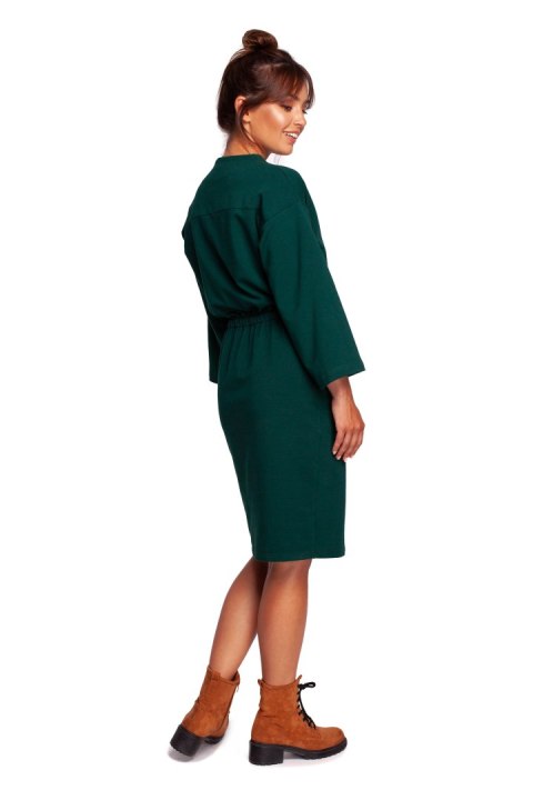 Sukienka Model B234 Dark Green - BeWear BeWear Sukienka Model B234 Dark Green - BeWear BeWear
