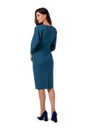Sukienka Model B271 Morski - BeWear BeWear Sukienka Model B271 Morski - BeWear BeWear