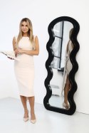 Sukienka Model Iriella Beige Cyrkonie - Jersa Jersa Sukienka Model Iriella Beige Cyrkonie - Jersa Jersa