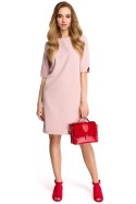 Sukienka Model S113 Powder Pink - Stylove Stylove Sukienka Model S113 Powder Pink - Stylove Stylove