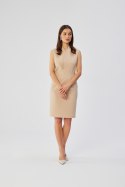 Sukienka Model S360 Beige - Stylove Stylove Sukienka Model S360 Beige - Stylove Stylove