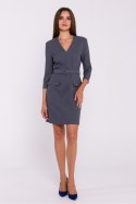 Sukienka Model S369 Grey - Stylove Stylove Sukienka Model S369 Grey - Stylove Stylove