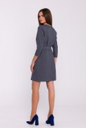 Sukienka Model S369 Grey - Stylove Stylove Sukienka Model S369 Grey - Stylove Stylove