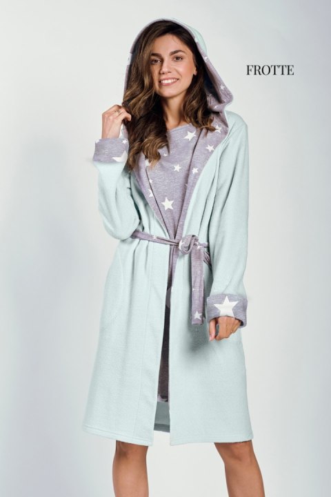Szlafrok Damski Model Brigitte 3211 Frotte Mint - Taro Taro Szlafrok Damski Model Brigitte 3211 Frotte Mint - Taro Taro