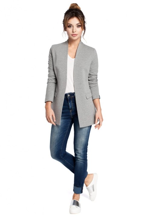 Żakiet Model B030 Grey - BeWear BeWear Żakiet Model B030 Grey - BeWear BeWear