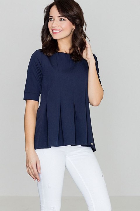Bluzka Model K370 Navy - Lenitif Lenitif Bluzka Model K370 Navy - Lenitif Lenitif