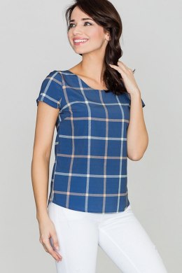 Bluzka Model K422 Wzór 42 Blue - Lenitif Lenitif