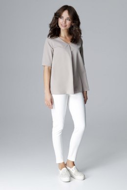 Bluzka Model L002 Beige - Lenitif Lenitif