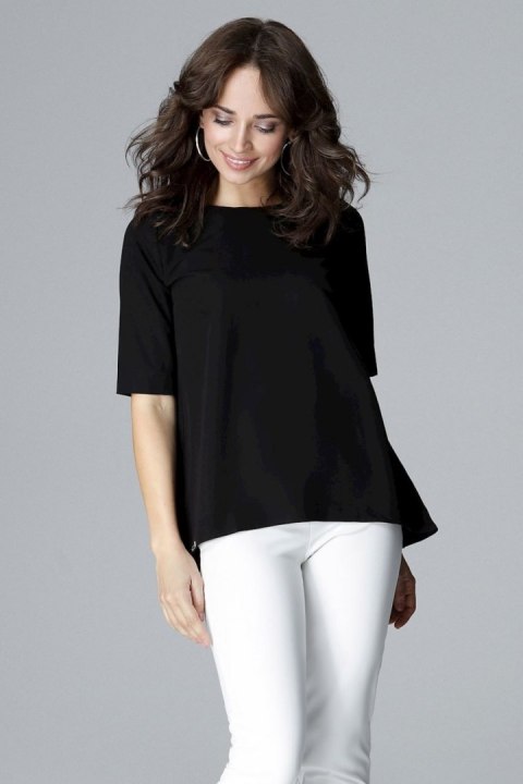 Bluzka Model L002 Black - Lenitif Lenitif Bluzka Model L002 Black - Lenitif Lenitif