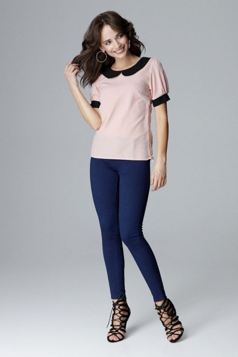 Bluzka Model L007 Pink - Lenitif Lenitif Bluzka Model L007 Pink - Lenitif Lenitif