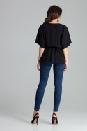Bluzka Model L063 Black - Lenitif Lenitif Bluzka Model L063 Black - Lenitif Lenitif