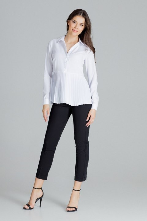 Bluzka Model L089 White - Lenitif Lenitif Bluzka Model L089 White - Lenitif Lenitif