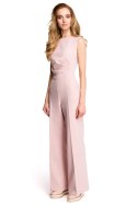 Kombinezon Damski Model S115 Powder Pink - Stylove Stylove Kombinezon Damski Model S115 Powder Pink - Stylove Stylove