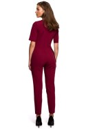 Kombinezon Damski Model S241 Bordo - Stylove Stylove Kombinezon Damski Model S241 Bordo - Stylove Stylove