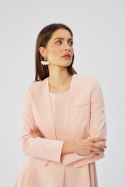 Marynarka Model S368 Powder Pink - Stylove Stylove Marynarka Model S368 Powder Pink - Stylove Stylove