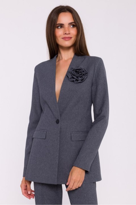 Marynarka Model S370 Grey - Stylove Stylove Marynarka Model S370 Grey - Stylove Stylove