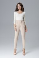 Spodnie Damskie Model L018 Beige - Lenitif Lenitif Spodnie Damskie Model L018 Beige - Lenitif Lenitif
