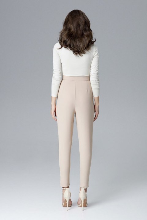Spodnie Damskie Model L018 Beige - Lenitif Lenitif Spodnie Damskie Model L018 Beige - Lenitif Lenitif