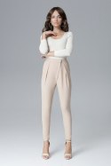 Spodnie Damskie Model L018 Beige - Lenitif Lenitif Spodnie Damskie Model L018 Beige - Lenitif Lenitif