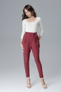 Spodnie Damskie Model L018 Bordo - Lenitif Lenitif Spodnie Damskie Model L018 Bordo - Lenitif Lenitif
