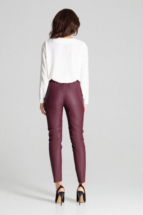 Spodnie Damskie Model L072 Bordo - Lenitif Lenitif Spodnie Damskie Model L072 Bordo - Lenitif Lenitif