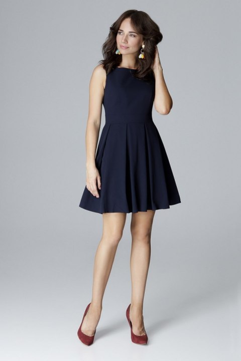 Sukienka Model L006 Navy - Lenitif Lenitif Sukienka Model L006 Navy - Lenitif Lenitif