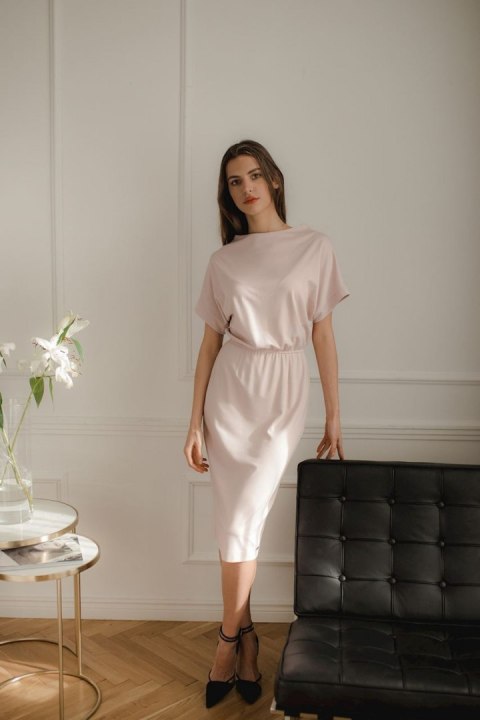 Sukienka Model L087 Pink - Lenitif Lenitif Sukienka Model L087 Pink - Lenitif Lenitif