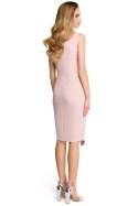 Sukienka Model S105 Powder Pink - Stylove Stylove Sukienka Model S105 Powder Pink - Stylove Stylove
