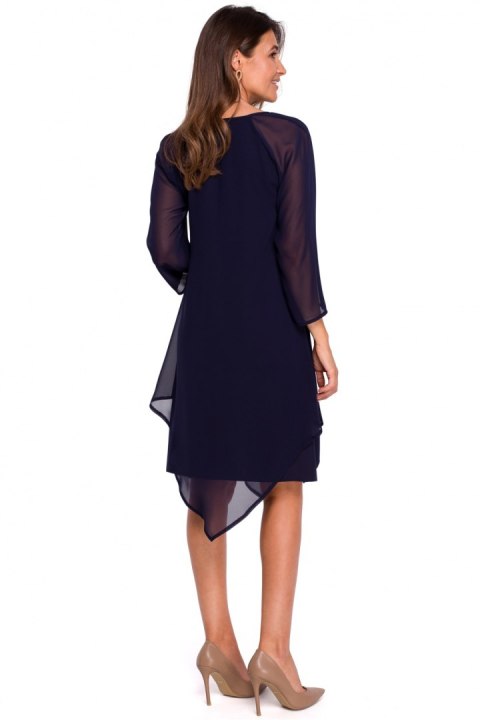 Sukienka Model S159 Navy - Stylove Stylove Sukienka Model S159 Navy - Stylove Stylove
