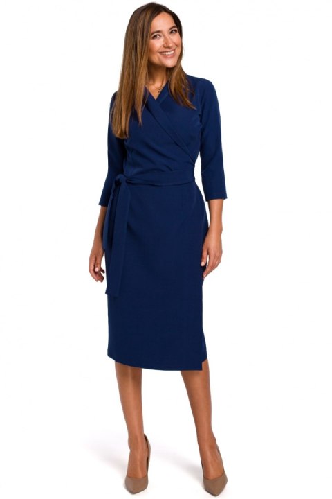Sukienka Model S175 Navy - Stylove Stylove Sukienka Model S175 Navy - Stylove Stylove