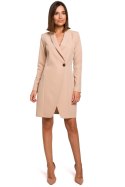 Sukienka Model S217 Beige - Stylove Stylove Sukienka Model S217 Beige - Stylove Stylove
