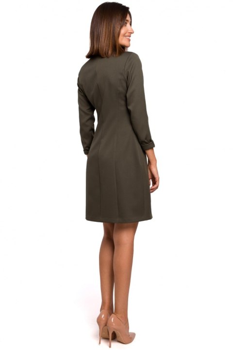 Sukienka Model S217 Khaki - Stylove Stylove Sukienka Model S217 Khaki - Stylove Stylove