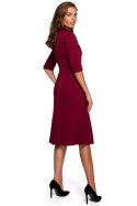 Sukienka Model S231 Bordo - Stylove Stylove Sukienka Model S231 Bordo - Stylove Stylove